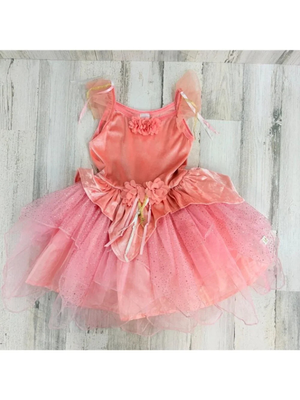 Little Adventures Girls M 3 5 Rose Garden Fairy Dress Dress Up Costume